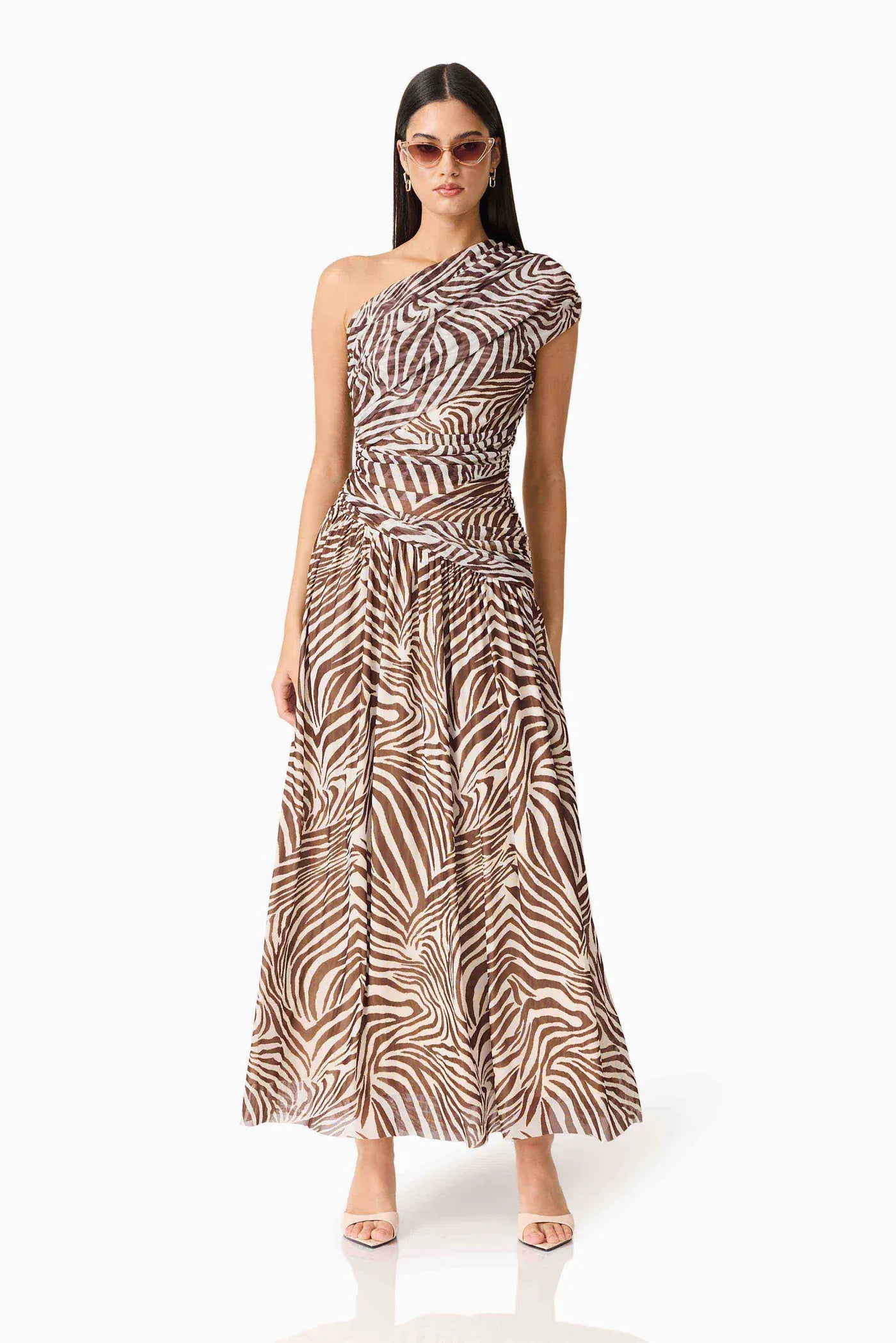 Arabelle Maxi Dress Chocolate - Pinkhill