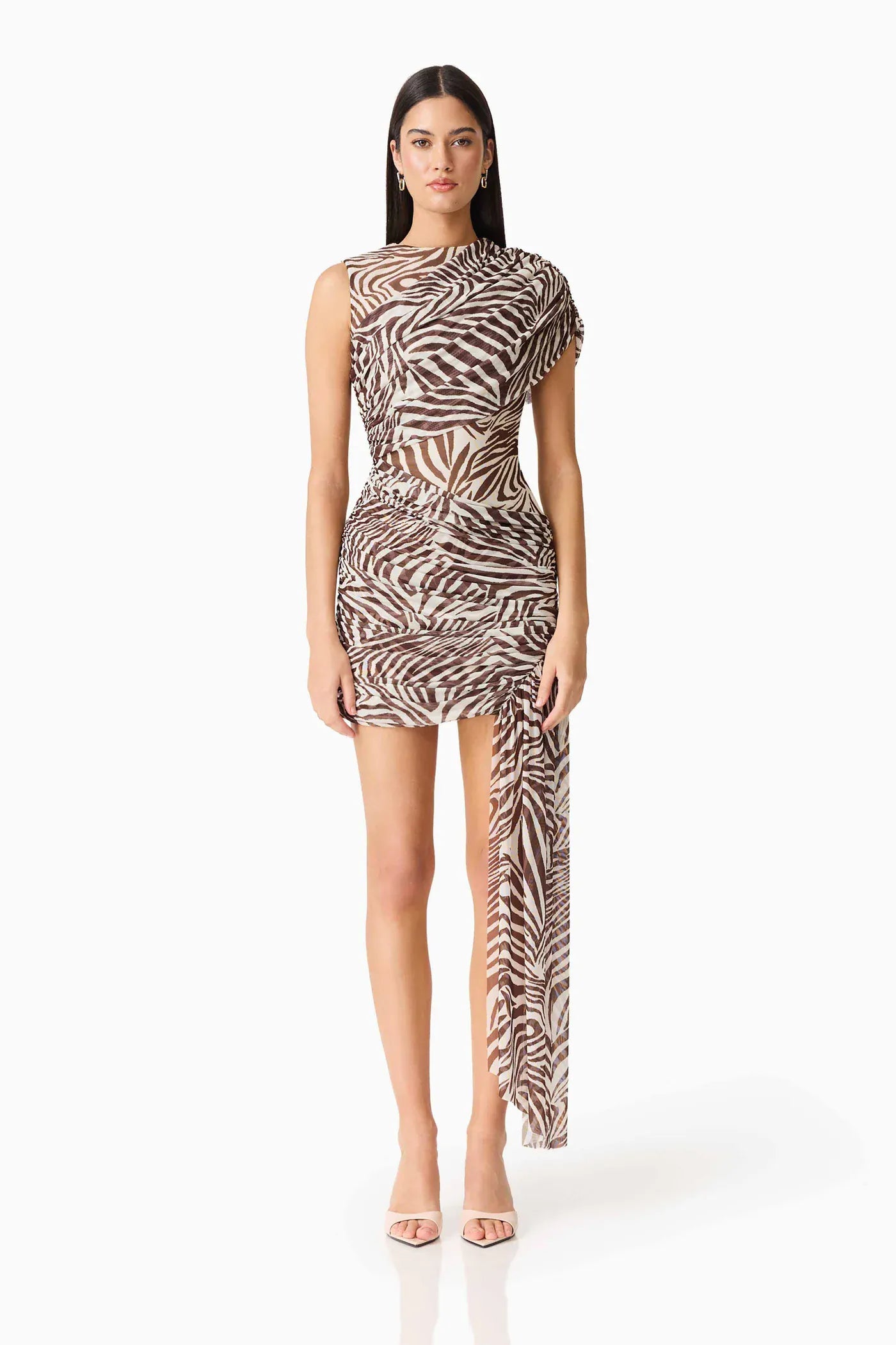 CURAAE Arabelle Mini Dress Chocolate at Pinkhill Darwin