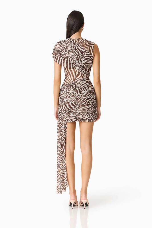 Arabelle Mini Dress Chocolate