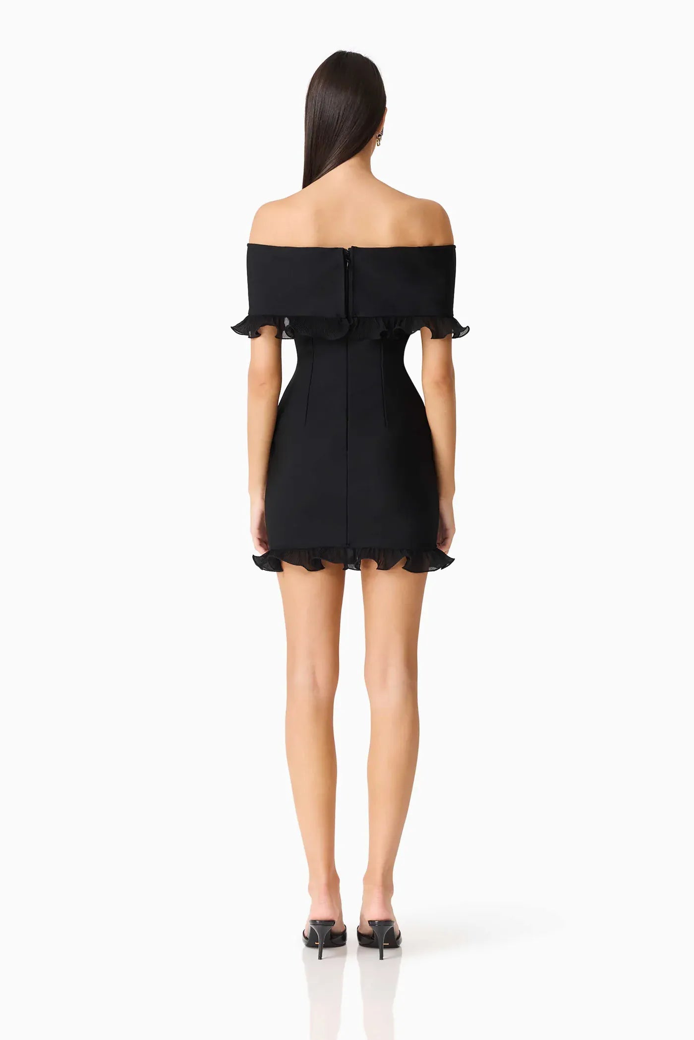 Catiana Mini Dress Black - Pinkhill