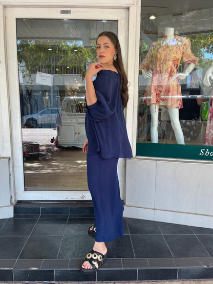 Czarina Palazzo Pants - Navy - Czarina - Pinkhill - darwin fashion - darwin boutique