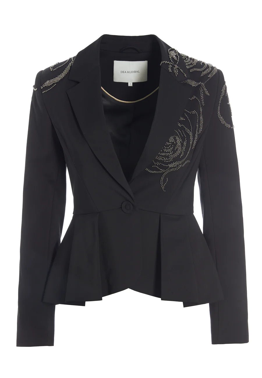 DEA KUDIBAL KENZINI - JACKET - BLACK - Pinkhill - DEA KUDIBAL - 0451023DK, floral - Darwin boutique - Australian fashion design - Darwin Fashion - Australian Fashion Designer - Australian Fashion Designer Brands - Australian Fashion Design Jackets/Capes