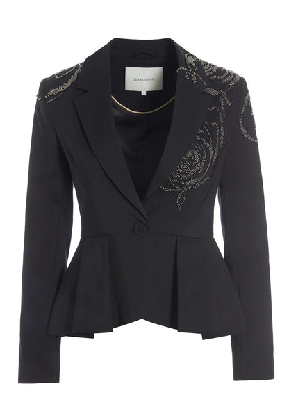 DEA KUDIBAL KENZINI - JACKET - BLACK - Pinkhill - DEA KUDIBAL - 0451023DK, floral - Darwin boutique - Australian fashion design - Darwin Fashion - Australian Fashion Designer - Australian Fashion Designer Brands - Australian Fashion Design Jackets/Capes