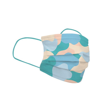 Disposable Face Mask - Palette - Beachfront - 5 Pack | Shield Up - Pinkhill - Shield Up -  - Darwin boutique - Australian fashion design - Darwin Fashion - Australian Fashion Designer - Australian Fashion Designer Brands - Australian Fashion Design Mask