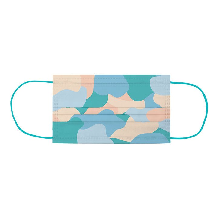 Disposable Face Mask - Palette - Beachfront - 5 Pack | Shield Up - Pinkhill - Shield Up -  - Darwin boutique - Australian fashion design - Darwin Fashion - Australian Fashion Designer - Australian Fashion Designer Brands - Australian Fashion Design Mask