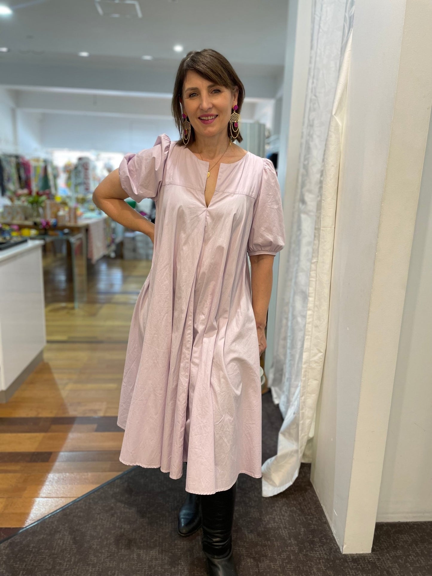 Dress Daun Long - Lilac - Pinkhill - Pinkhill -  - Darwin boutique - Australian fashion design - Darwin Fashion - Australian Fashion Designer - Australian Fashion Designer Brands - Australian Fashion Design Dresses