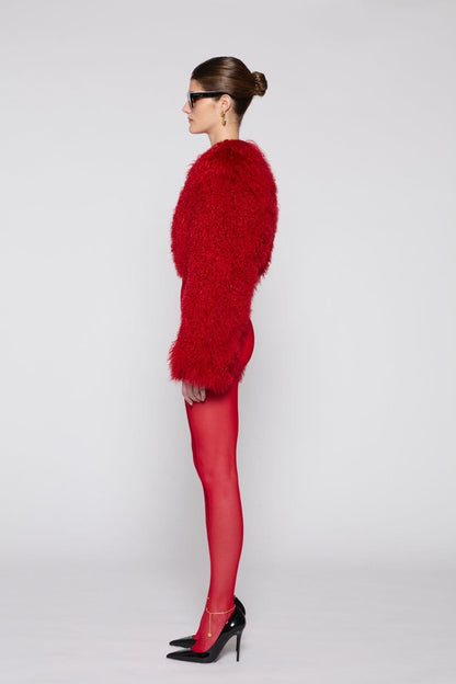 DUCIE BECCA MONGOLIAN SHEARLING - DUCIE - Pinkhill - darwin fashion - darwin boutique