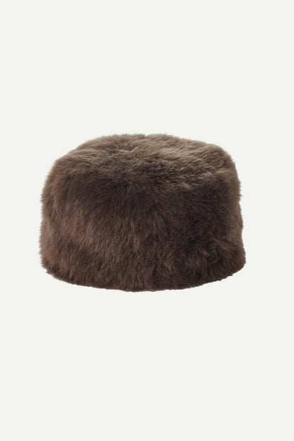 DUCIE RADA SHEARLING HAT - CHOCOLATE - DUCIE - Pinkhill - darwin fashion - darwin boutique