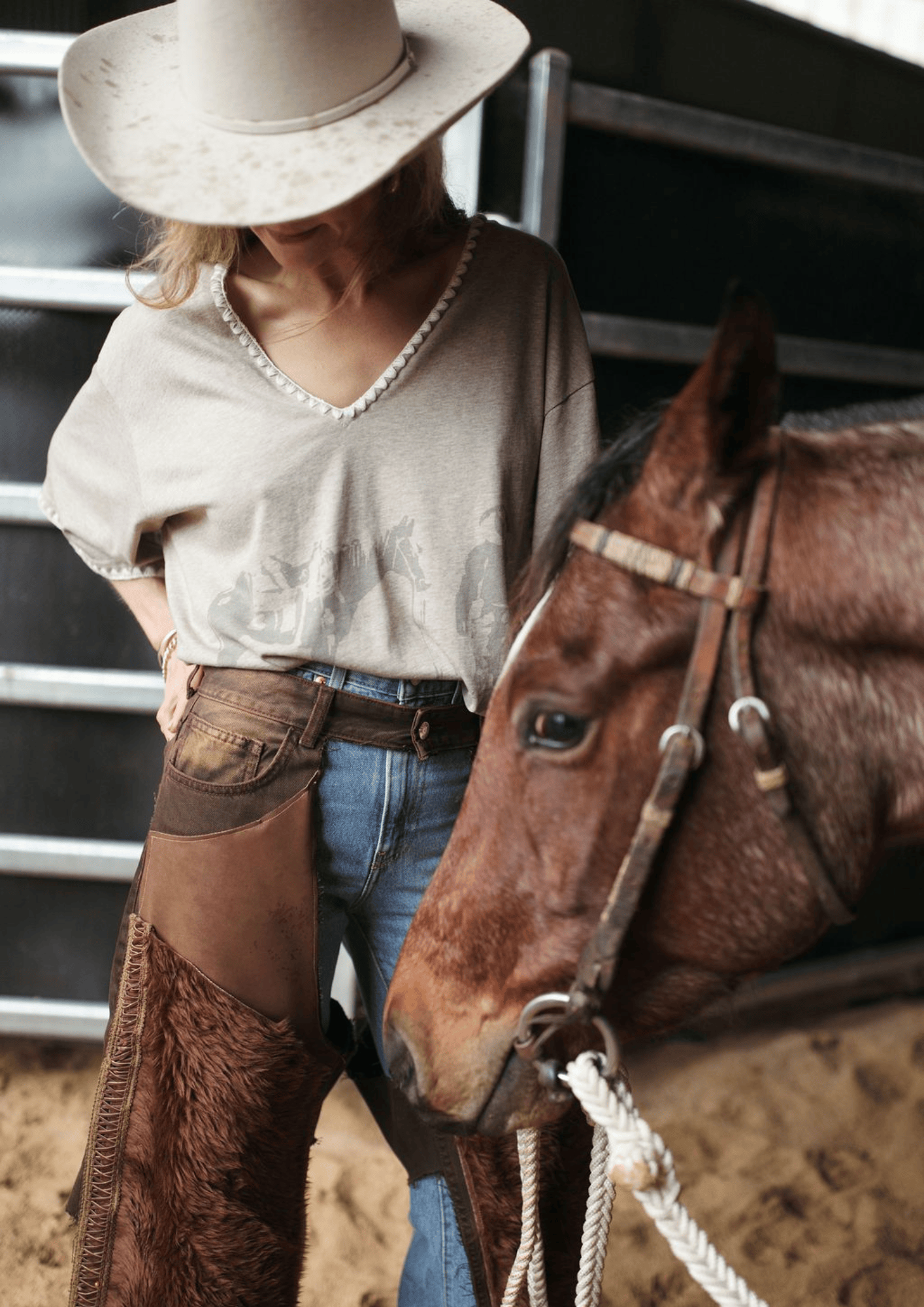 Farmer By Whitney Lone Ranger Vee Neck