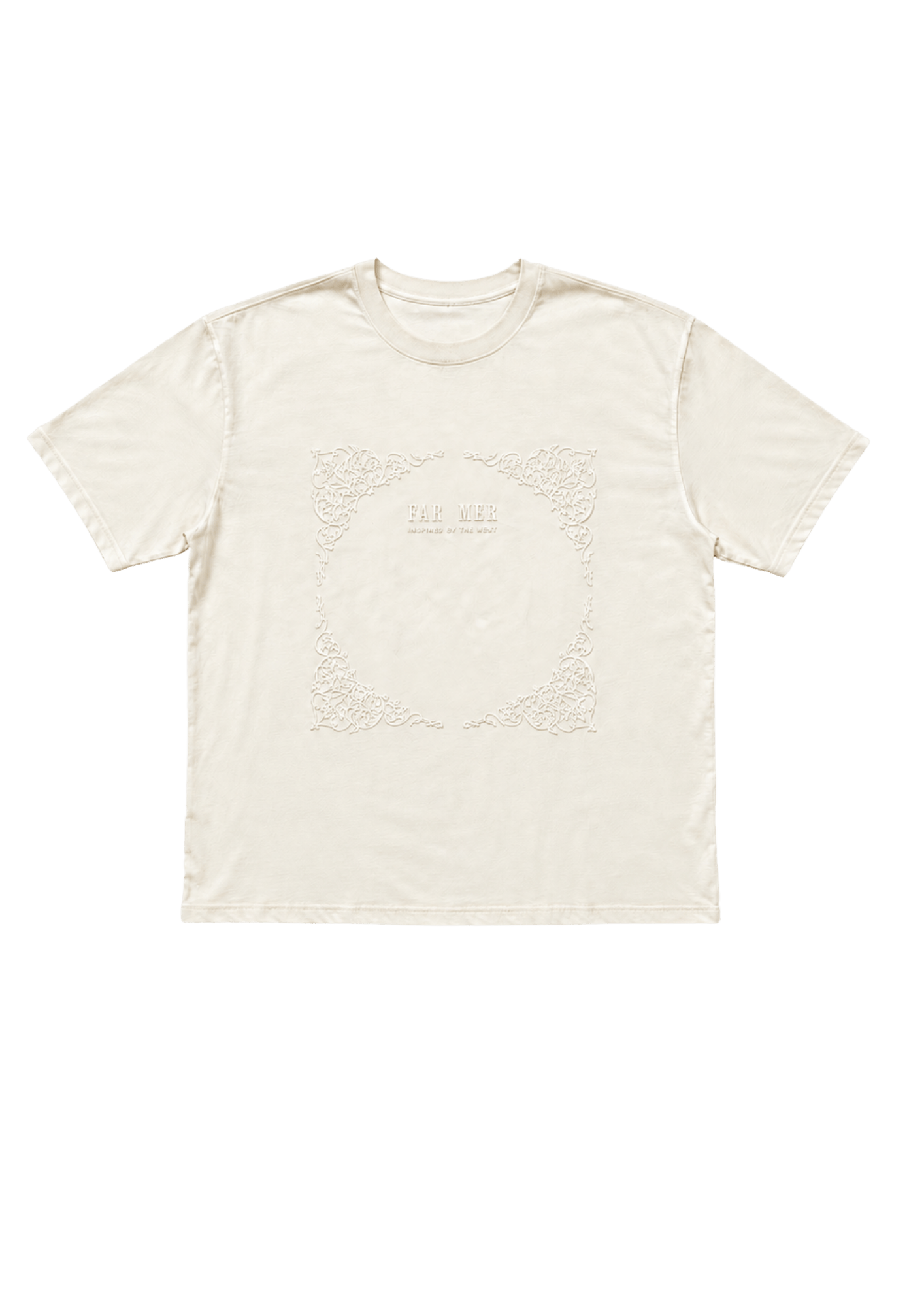Farmer By Whitney Paisley Emboss Crew Tee