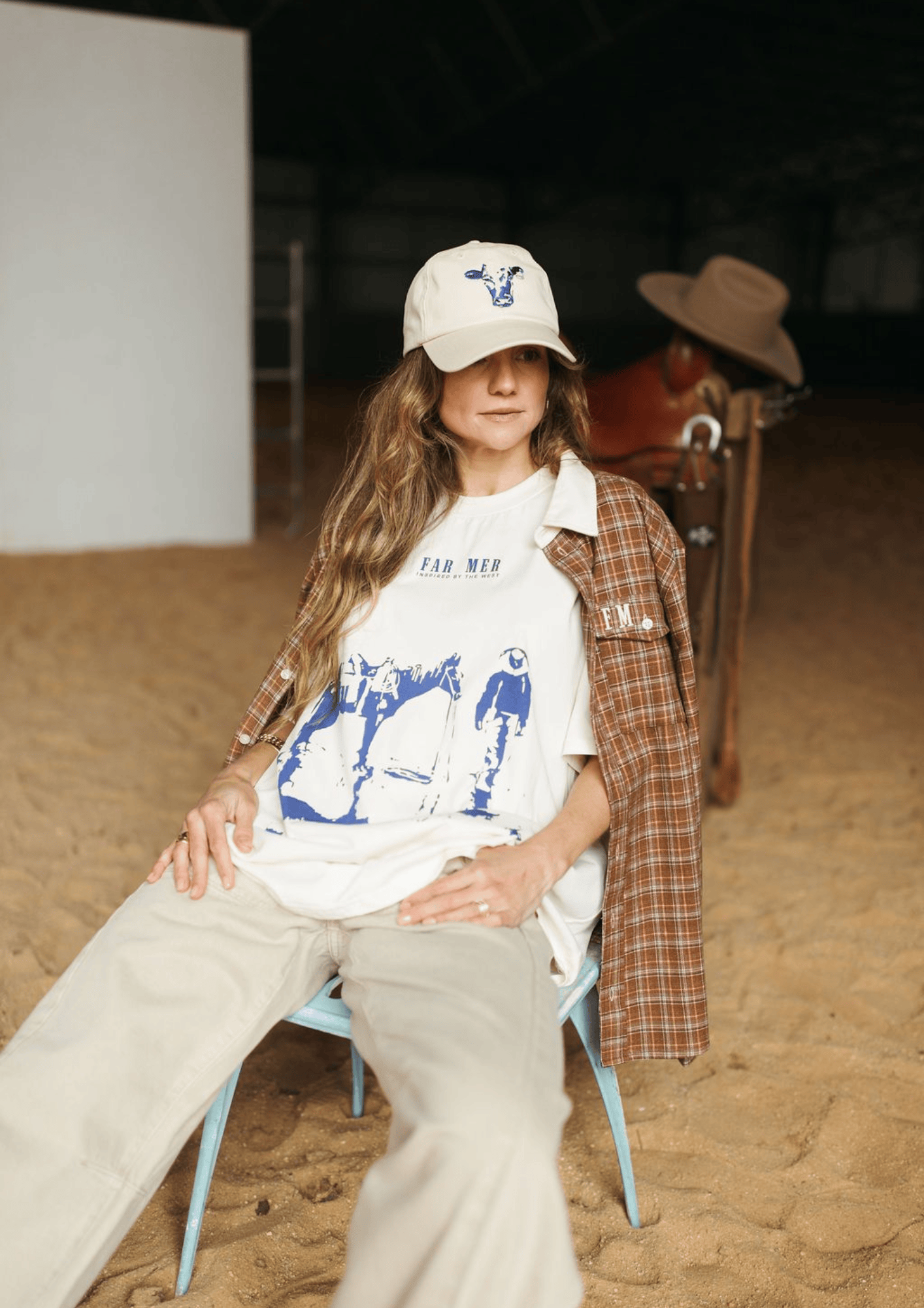 Farmer By Whitney West Of Here Chpt 2 Lone Ranger Crew Tee