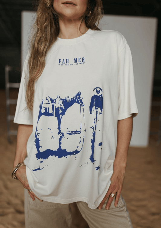 Farmer By Whitney West Of Here Chpt 2 Lone Ranger Crew Tee