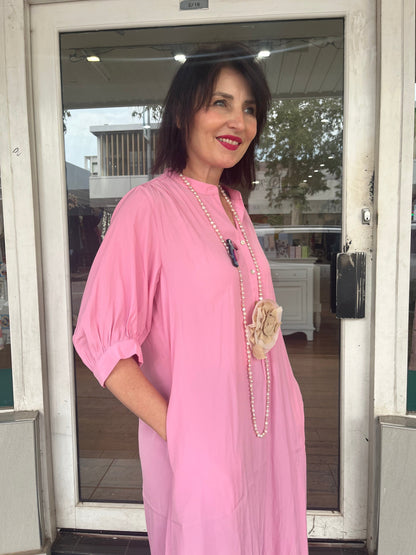 GLIDE STRIKE DRESS - PINK - Pinkhill -  -  - Darwin boutique - Australian fashion design - Darwin Fashion - Australian Fashion Designer - Australian Fashion Designer Brands - Australian Fashion Design 