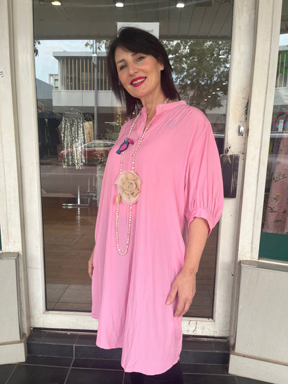 GLIDE STRIKE DRESS - PINK - Pinkhill -  -  - Darwin boutique - Australian fashion design - Darwin Fashion - Australian Fashion Designer - Australian Fashion Designer Brands - Australian Fashion Design 