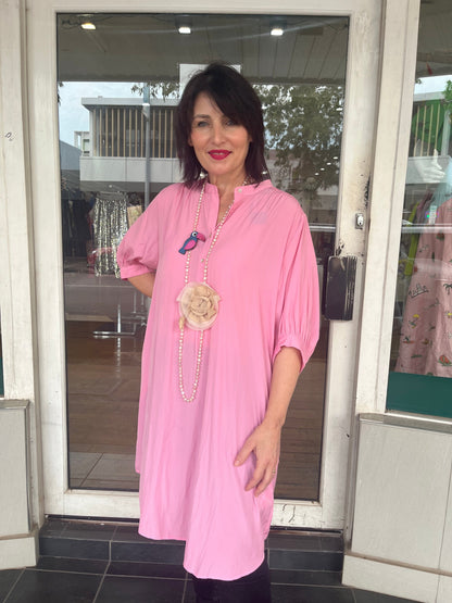 GLIDE STRIKE DRESS - PINK - Pinkhill -  -  - Darwin boutique - Australian fashion design - Darwin Fashion - Australian Fashion Designer - Australian Fashion Designer Brands - Australian Fashion Design 