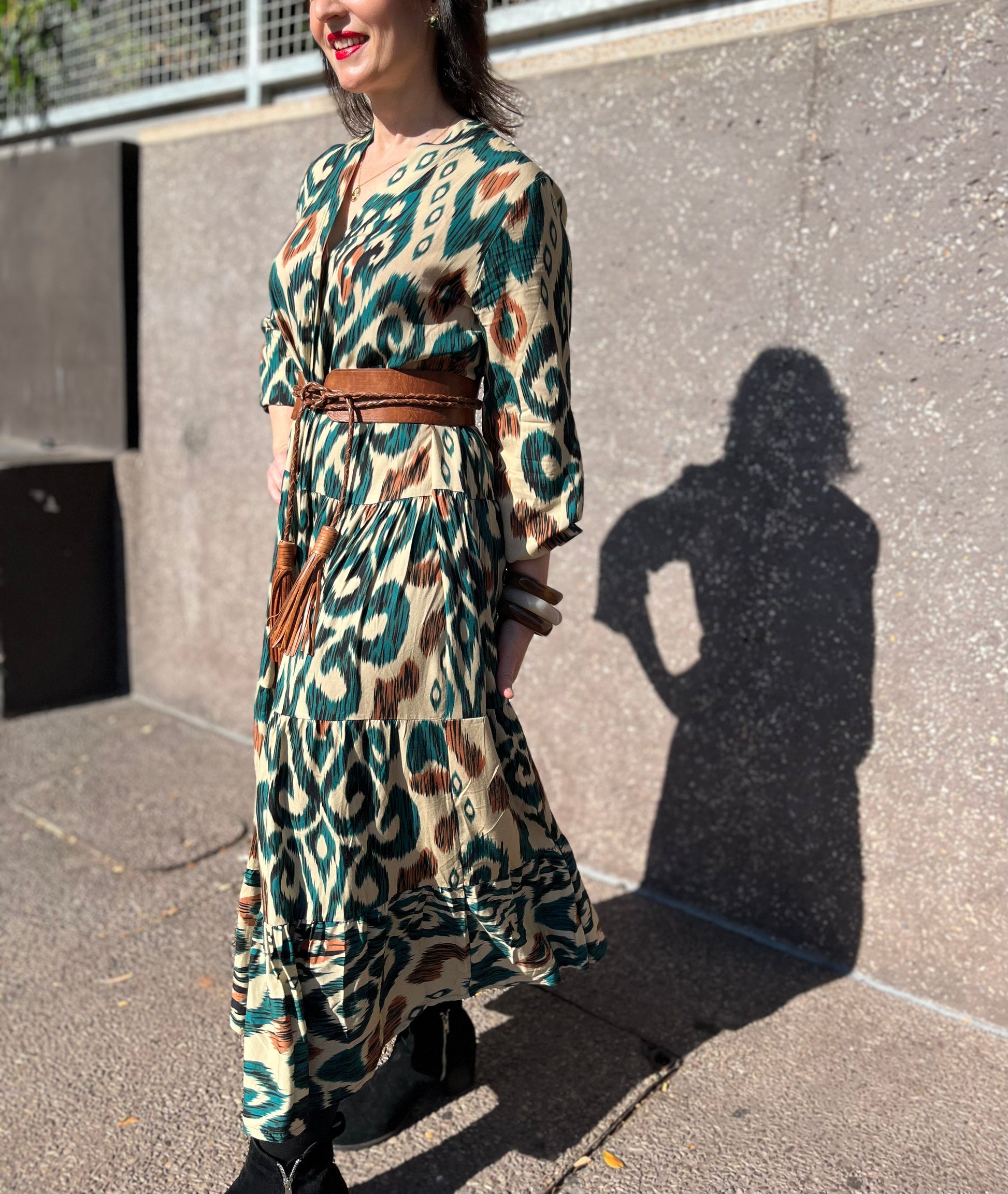 Luciana Dress - Green - Pinkhill, Darwin boutique, high end fashion, Darwin Fashion