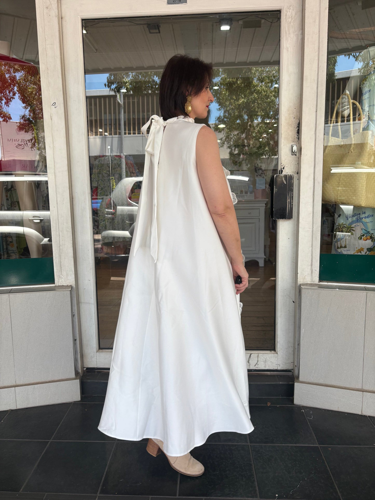 Melissa Dress - White