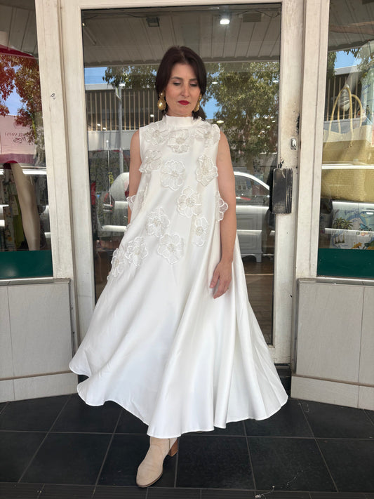 Melissa Dress - White