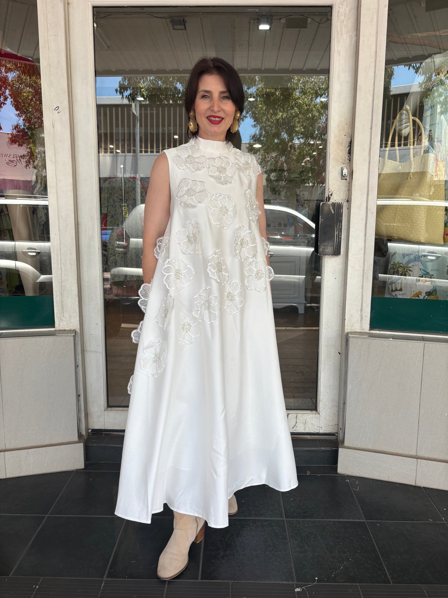 Melissa Dress - White