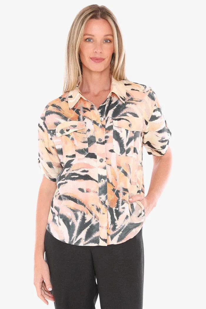 JUMP AFRIQUE SHIRT - Pinkhill -  - [] - Darwin boutique - Australian fashion design - Darwin Fashion - Australian Fashion Designer - Australian Fashion Designer Brands - Australian Fashion Design 