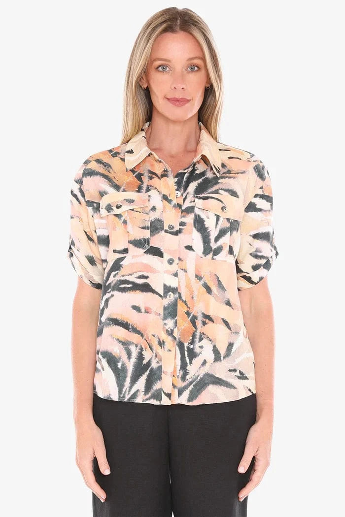 JUMP AFRIQUE SHIRT - Pinkhill -  - [] - Darwin boutique - Australian fashion design - Darwin Fashion - Australian Fashion Designer - Australian Fashion Designer Brands - Australian Fashion Design 