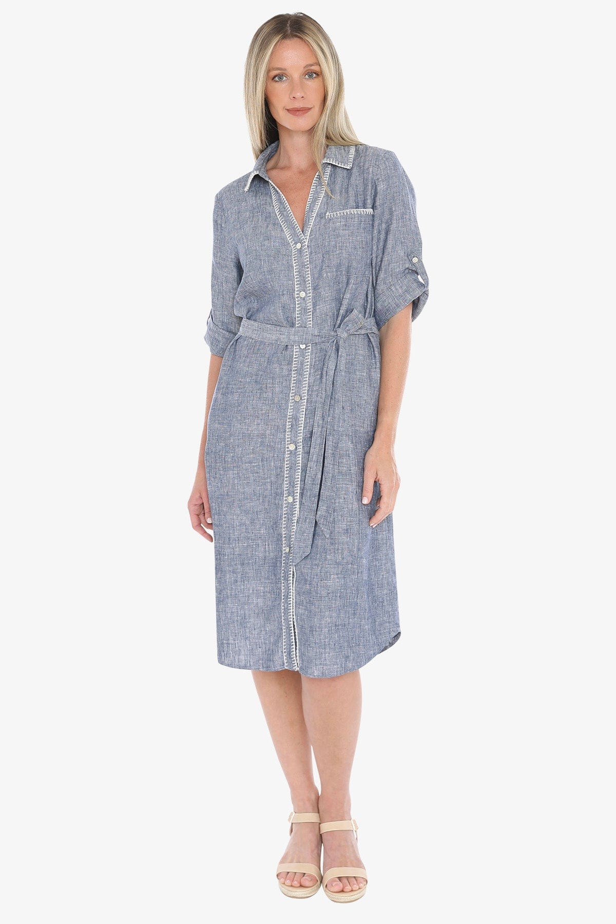 JUMP BLANKET STITCH DRESS - NIGHTSKY - Pinkhill -  - [] - Darwin boutique - Australian fashion design - Darwin Fashion - Australian Fashion Designer - Australian Fashion Designer Brands - Australian Fashion Design 