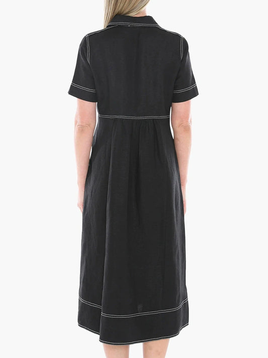 JUMP CONTRAST STITCH DRESS - Pinkhill -  - [] - Darwin boutique - Australian fashion design - Darwin Fashion - Australian Fashion Designer - Australian Fashion Designer Brands - Australian Fashion Design 