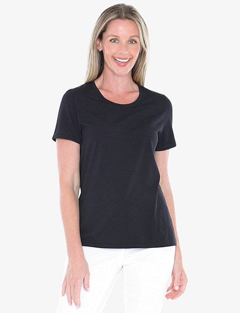 JUMP CORE SHORT SLEEVE TEE - BLACK - Pinkhill -  - [] - Darwin boutique - Australian fashion design - Darwin Fashion - Australian Fashion Designer - Australian Fashion Designer Brands - Australian Fashion Design 