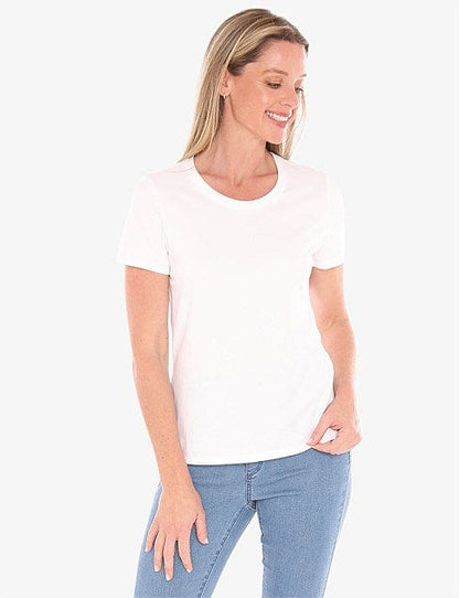 JUMP CORE SHORT SLEEVE TEE - WHITE - Pinkhill -  - [] - Darwin boutique - Australian fashion design - Darwin Fashion - Australian Fashion Designer - Australian Fashion Designer Brands - Australian Fashion Design 