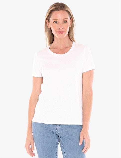 JUMP CORE SHORT SLEEVE TEE - WHITE - Pinkhill -  - [] - Darwin boutique - Australian fashion design - Darwin Fashion - Australian Fashion Designer - Australian Fashion Designer Brands - Australian Fashion Design 