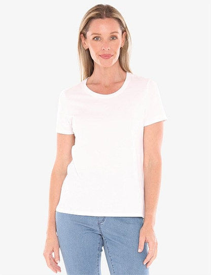 JUMP CORE SHORT SLEEVE TEE - WHITE - Pinkhill -  - [] - Darwin boutique - Australian fashion design - Darwin Fashion - Australian Fashion Designer - Australian Fashion Designer Brands - Australian Fashion Design 