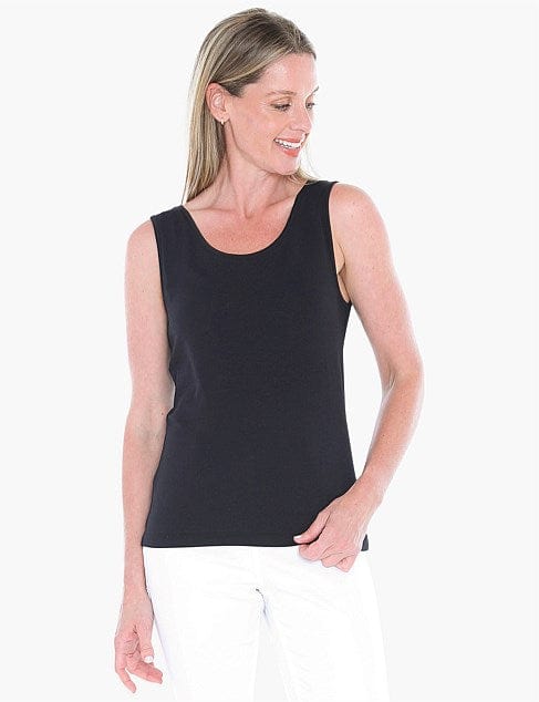 JUMP CORE TANK - BLACK - Pinkhill -  - [] - Darwin boutique - Australian fashion design - Darwin Fashion - Australian Fashion Designer - Australian Fashion Designer Brands - Australian Fashion Design 