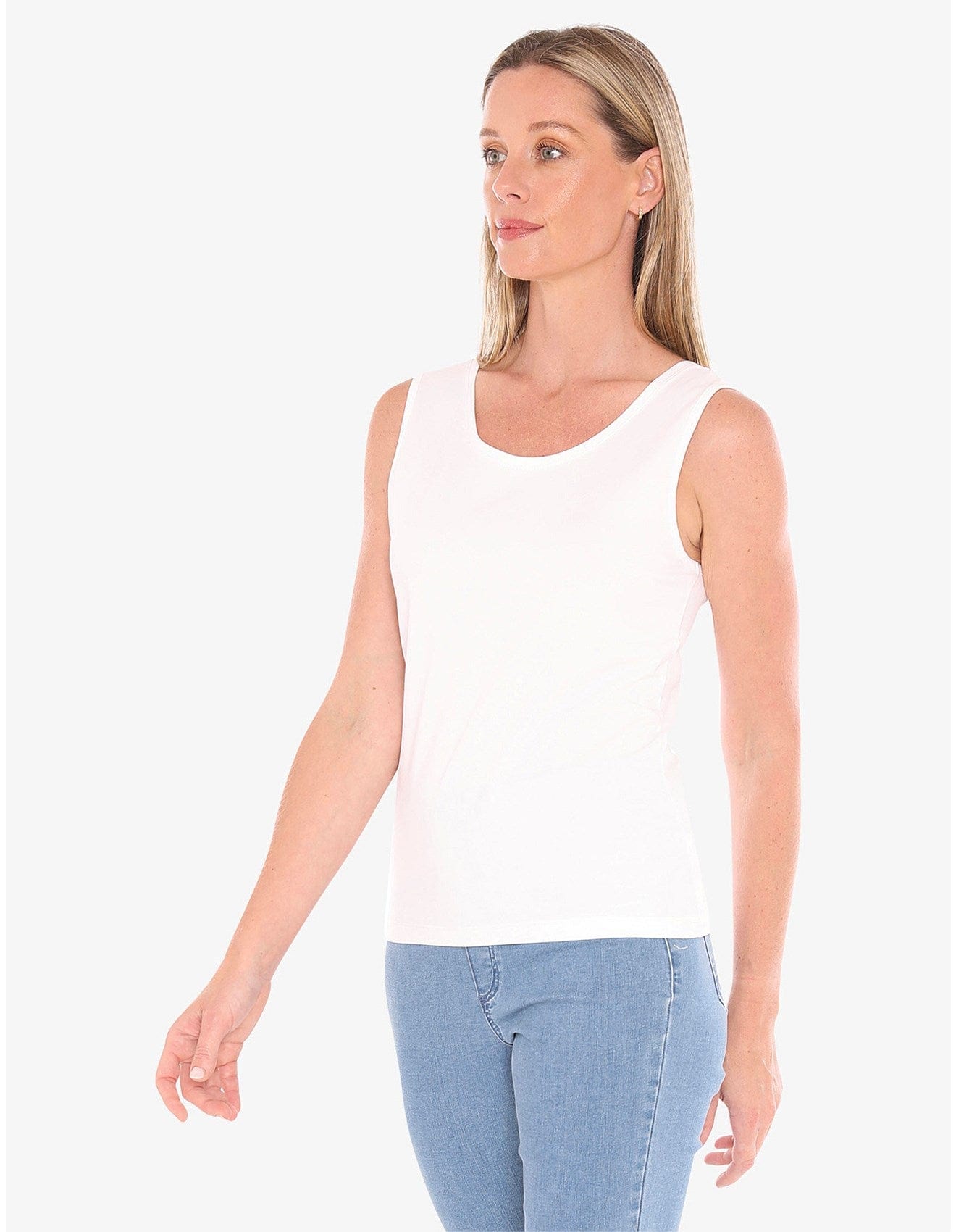 JUMP CORE TANK - WHITE - Pinkhill -  - [] - Darwin boutique - Australian fashion design - Darwin Fashion - Australian Fashion Designer - Australian Fashion Designer Brands - Australian Fashion Design 