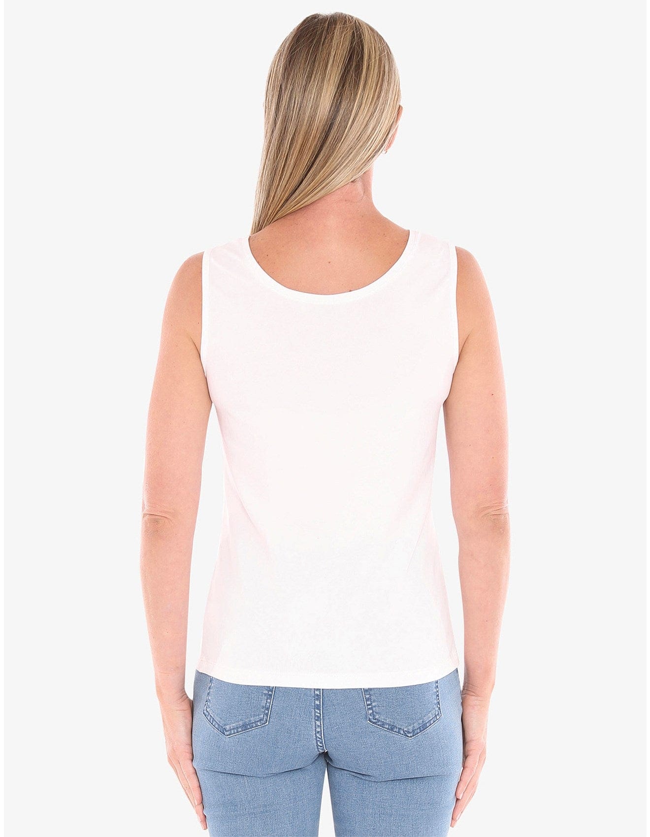 JUMP CORE TANK - WHITE - Pinkhill -  - [] - Darwin boutique - Australian fashion design - Darwin Fashion - Australian Fashion Designer - Australian Fashion Designer Brands - Australian Fashion Design 