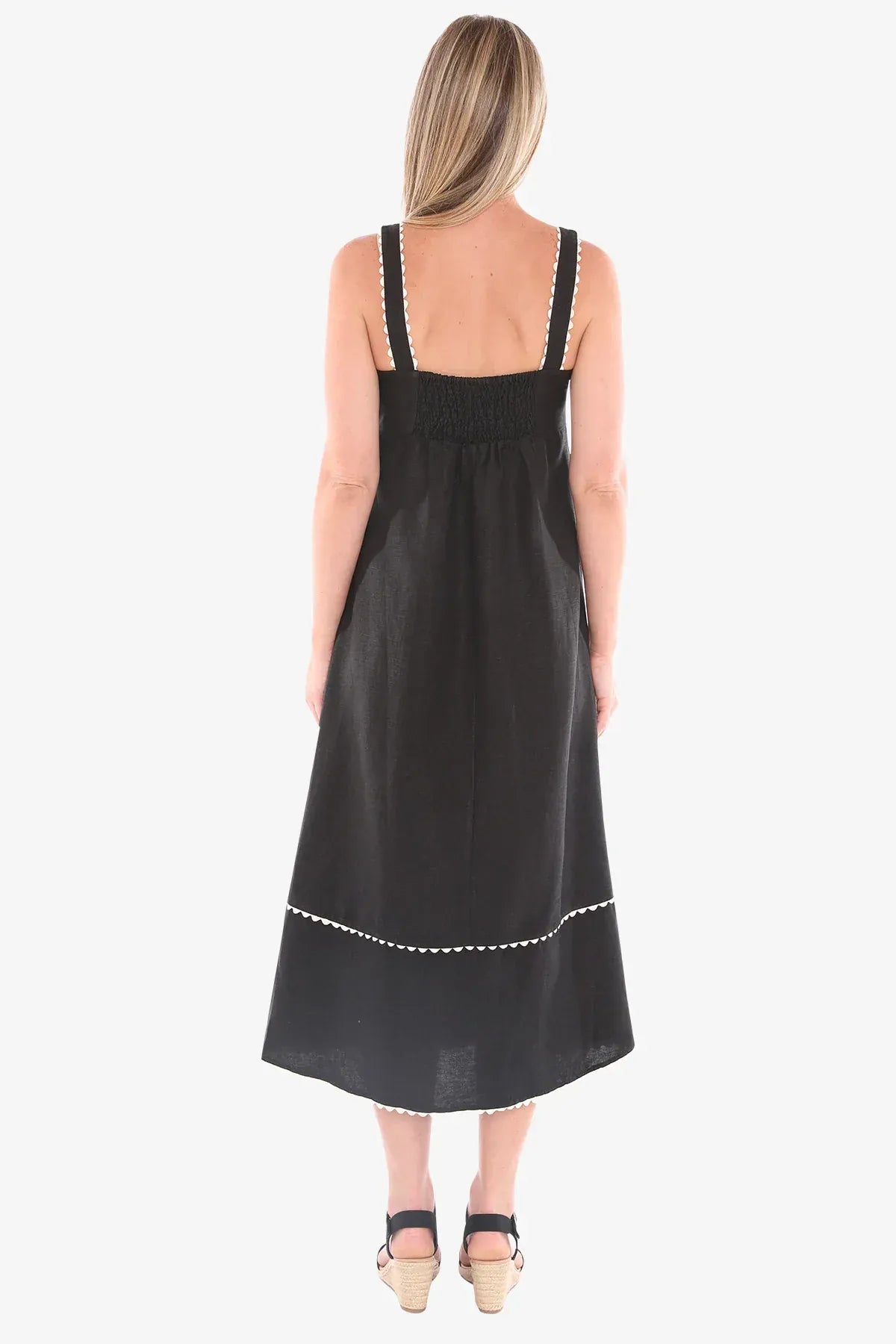 Jump Ric Rac Maxi Dress - Black - Pinkhill -  - [] - Darwin boutique - Australian fashion design - Darwin Fashion - Australian Fashion Designer - Australian Fashion Designer Brands - Australian Fashion Design 