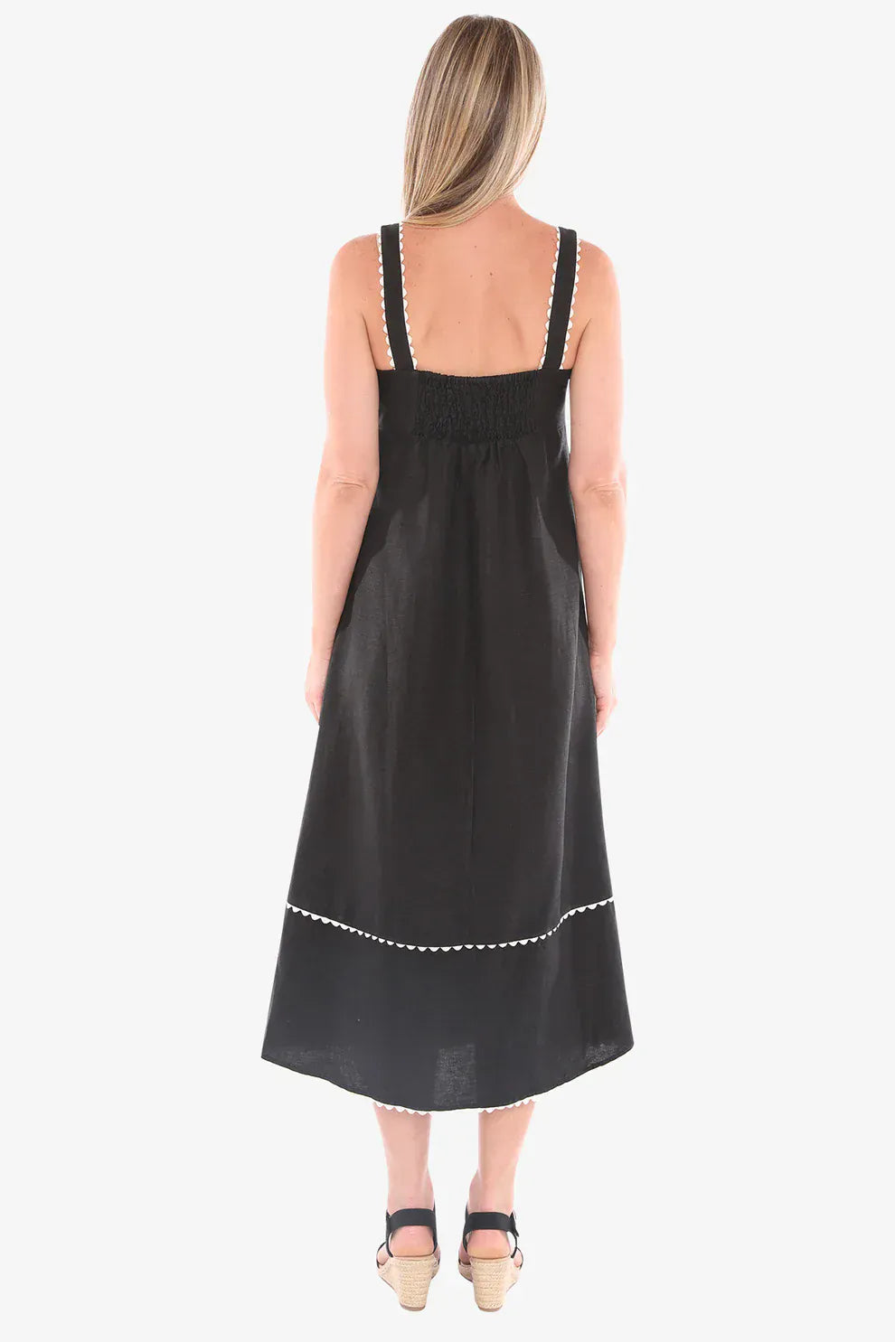 Jump Ric Rac Maxi Dress - Black