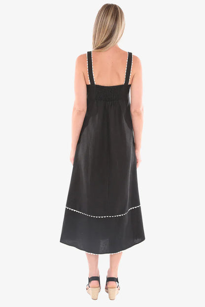 Jump Ric Rac Maxi Dress - Black