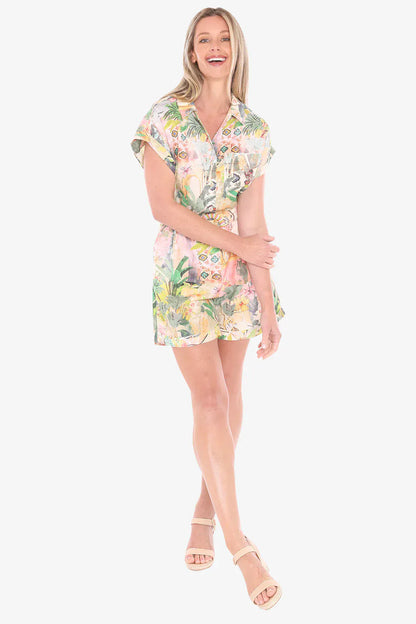 Jump Tiger Island Playsuit - Pinkhill -  - [] - Darwin boutique - Australian fashion design - Darwin Fashion - Australian Fashion Designer - Australian Fashion Designer Brands - Australian Fashion Design 