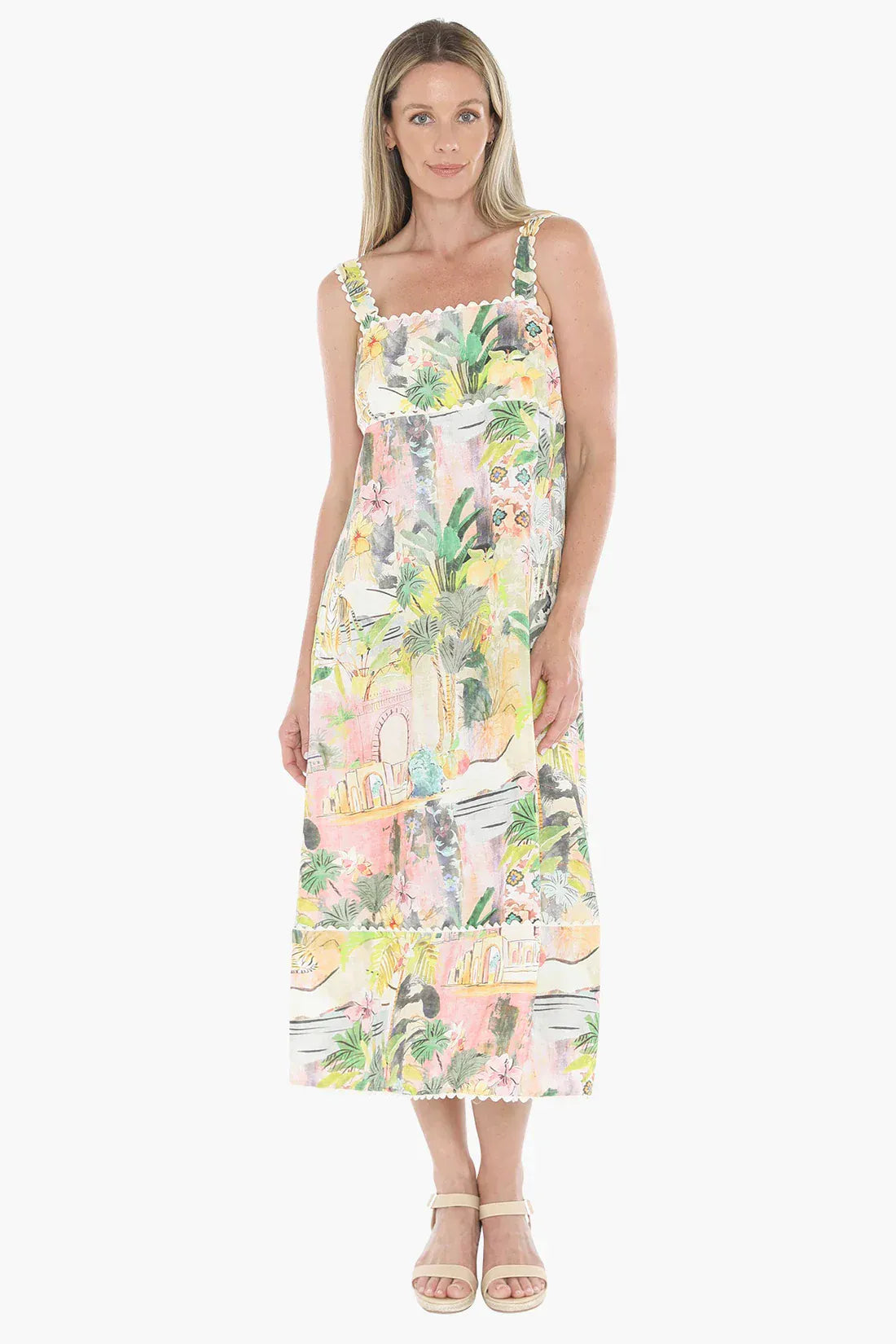 Jump Tiger Island Ric Rac Dress - Pinkhill -  - [] - Darwin boutique - Australian fashion design - Darwin Fashion - Australian Fashion Designer - Australian Fashion Designer Brands - Australian Fashion Design 