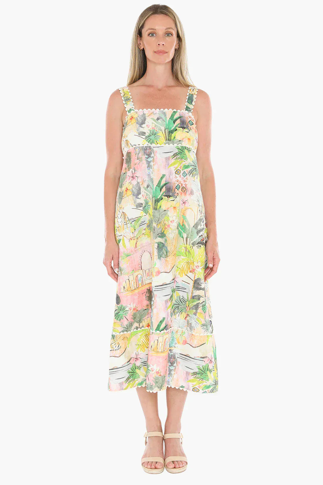 Jump Tiger Island Ric Rac Dress - Pinkhill -  - [] - Darwin boutique - Australian fashion design - Darwin Fashion - Australian Fashion Designer - Australian Fashion Designer Brands - Australian Fashion Design 