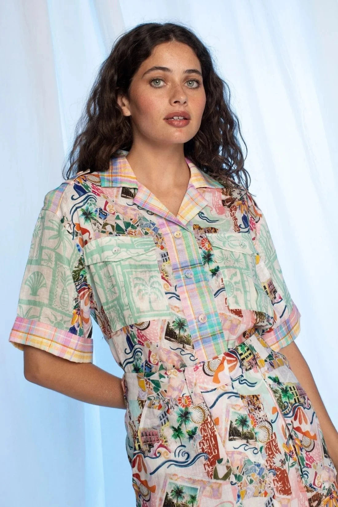 Kachel Annette Mini Skirt - Pinkhill -  - [] - Darwin boutique - Australian fashion design - Darwin Fashion - Australian Fashion Designer - Australian Fashion Designer Brands - Australian Fashion Design 