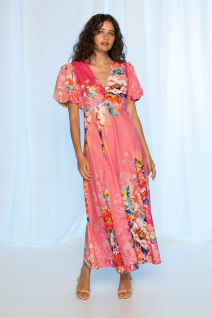 Kachel Arianna Dress - Vivid Petals
