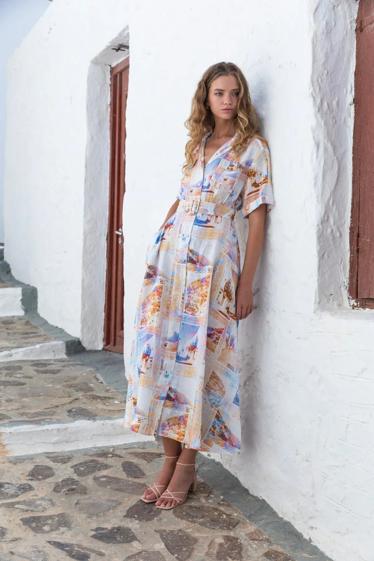 Kachel Carrie Maxi Dress - Amalfi - Pinkhill -  - [] - Darwin boutique - Australian fashion design - Darwin Fashion - Australian Fashion Designer - Australian Fashion Designer Brands - Australian Fashion Design 