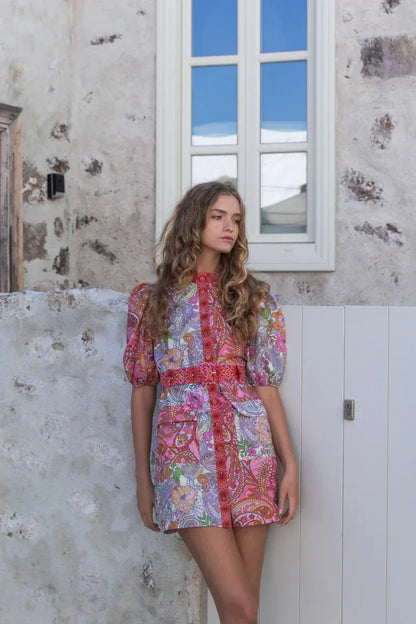 Kachel Hazel Mini Dress