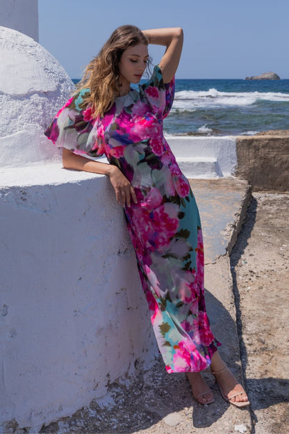 Kachel Jack Maxi Dress - Bloom Shadows - Pinkhill -  - [] - Darwin boutique - Australian fashion design - Darwin Fashion - Australian Fashion Designer - Australian Fashion Designer Brands - Australian Fashion Design 