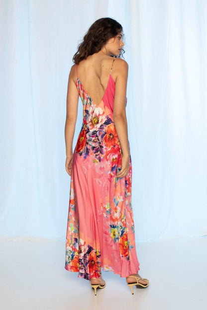 Kachel Lia Maxi Dress - Vivid Petals