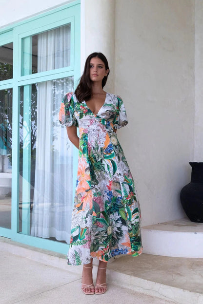 Kachel Loretta Maxi Dress - Pinkhill -  - [] - Darwin boutique - Australian fashion design - Darwin Fashion - Australian Fashion Designer - Australian Fashion Designer Brands - Australian Fashion Design 
