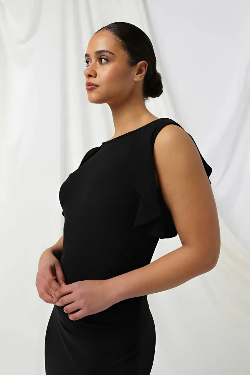 Kachel Lydia Dress - Black - Pinkhill
