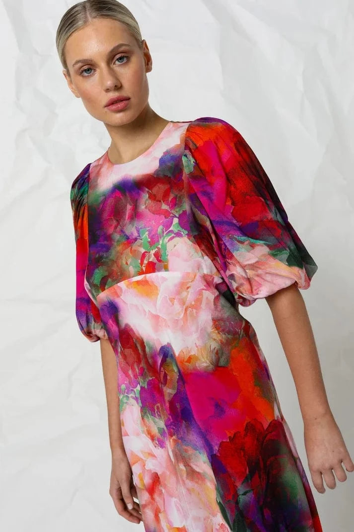 Kachel Quinn Midi Dress - Pinkhill -  - [] - Darwin boutique - Australian fashion design - Darwin Fashion - Australian Fashion Designer - Australian Fashion Designer Brands - Australian Fashion Design 