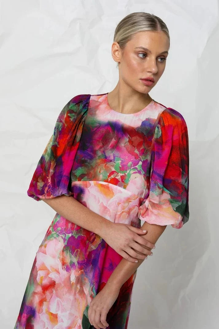 Kachel Quinn Midi Dress - Pinkhill -  - [] - Darwin boutique - Australian fashion design - Darwin Fashion - Australian Fashion Designer - Australian Fashion Designer Brands - Australian Fashion Design 